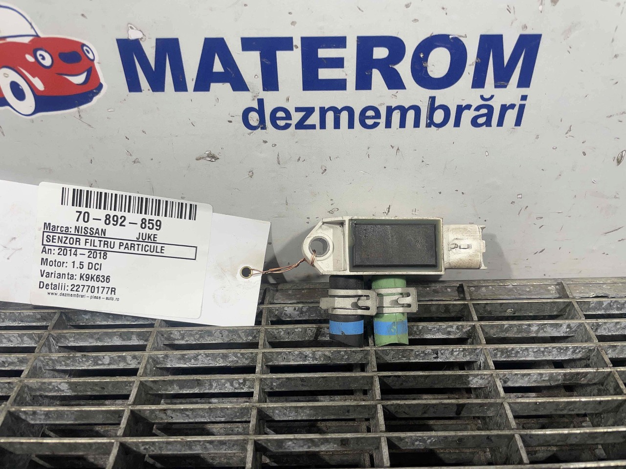 SENZOR FILTRU PARTICULE NISSAN JUKE 1.5 DCI - (2014 2018)