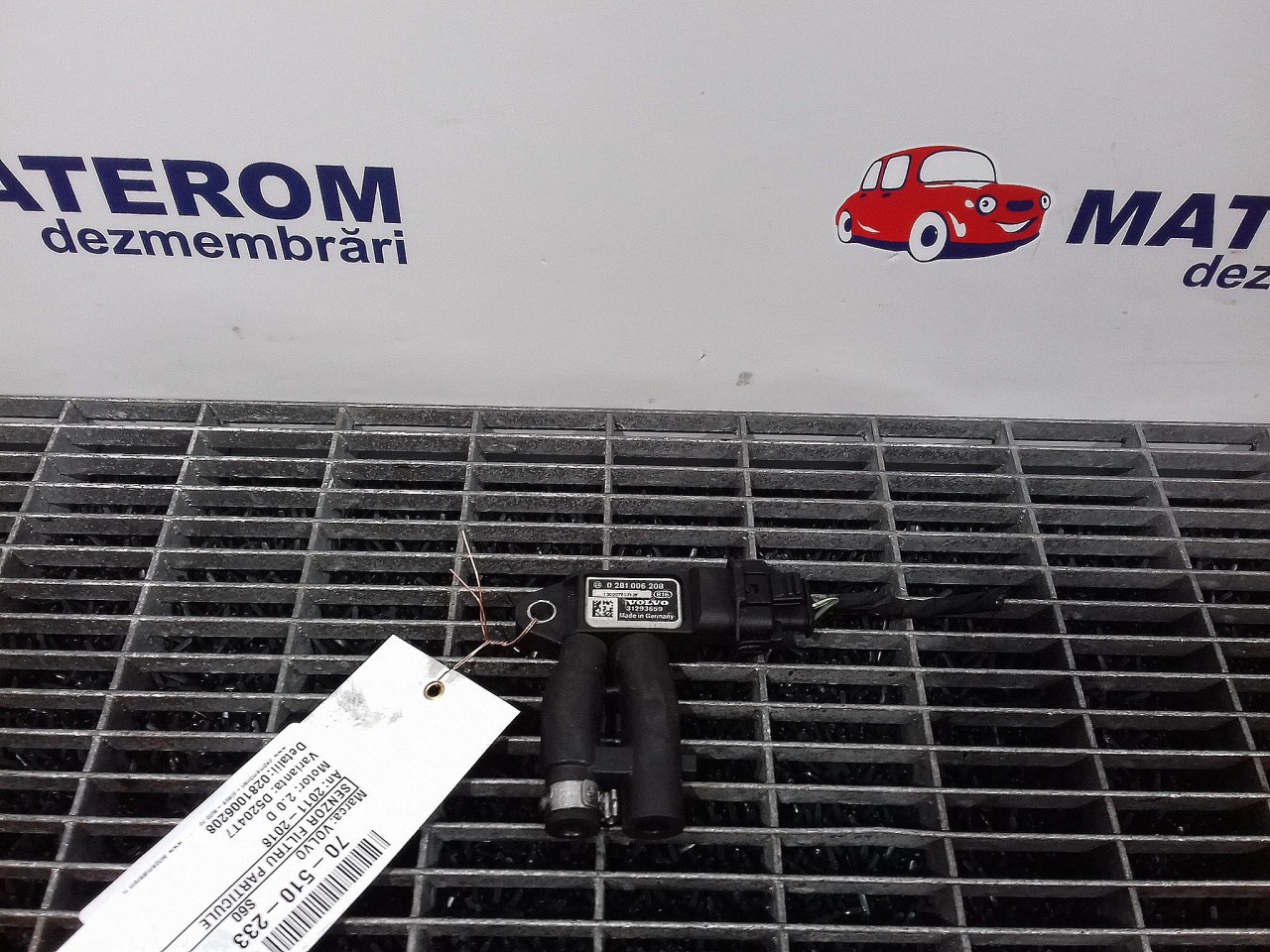 SENZOR FILTRU PARTICULE VOLVO S60 2.0 D - (2011 2018)