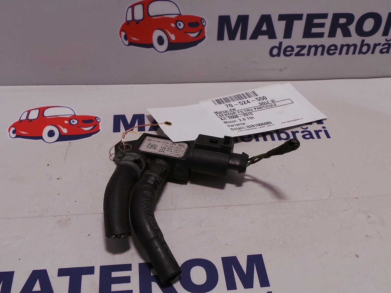 SENZOR FILTRU PARTICULE VW GOLF VI 2.0 TDI - (2008 2012)