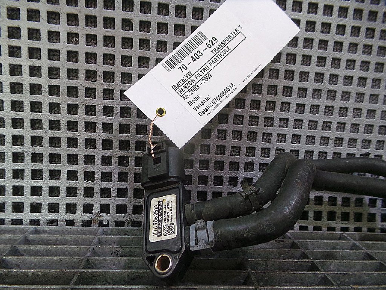 SENZOR FILTRU PARTICULE VW TRANSPORTER T5 TRANSPORTER T5 - - (2003 2009)