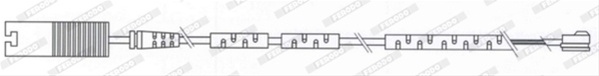 Senzor Frana Ferodo Bmw FWI357