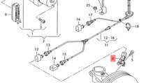 Senzor fuzeta spate 1K0927808 Vw Passat B7 2.0 TDI...