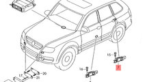 Senzor impact 4B0959643E Audi A3 8P Sportback 2005...