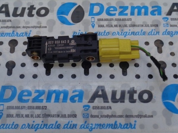 Senzor impact 8E0959643B, Audi A4 Avant (8ED, B7) 1.9 tdi