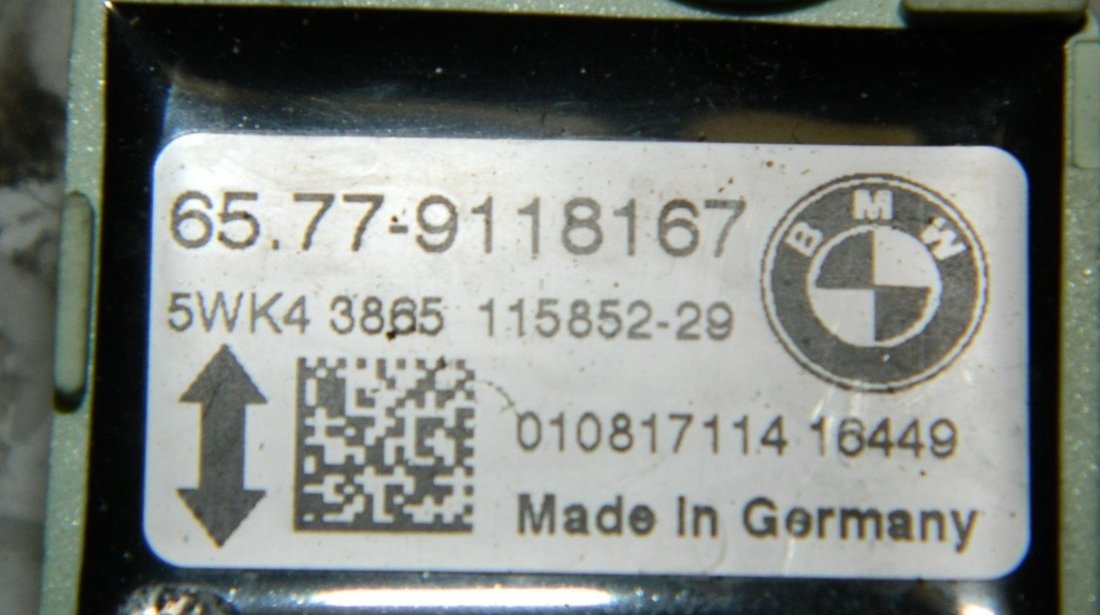 Senzor impact BMW Seria 5 E60 / E61 cod: 65779118167 model 2007