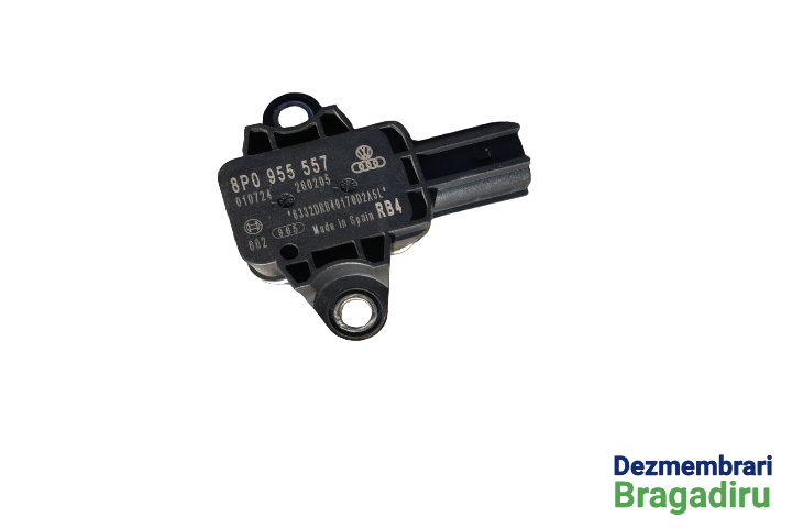 Senzor impact lateral fata dreapta Cod: 8P0955557 Audi A4 B7 [2004 - 2008] Sedan 4-usi 2.0 TDI MT (140 hp) S-Line, Cod motor BLB