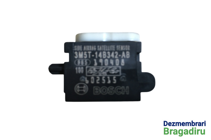 Senzor impact lateral fata stanga Cod: 3M5T-14B342-AB 3M5T-14B342-AB Ford Mondeo MK4 [2007 - 2010] Liftback 2.2 TDCi DPF MT (175 hp) MK4 (BA7)