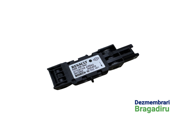 Senzor impact lateral fata stanga Cod: 8200239994 8200239994 Renault Clio 2 [facelift] [2001 - 2005] Hatchback 5-usi 1.5 dCi MT (82 hp) Cod motor: K9K-B7-02