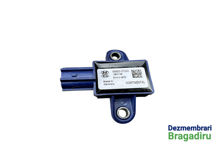 Senzor impact lateral fata stanga Cod: 95920-3T200 95920-3T200 Hyundai i20 2 (GB) [2014 - 2020] Hatchback - 5 usi 1.2 MT (84 hp) Cod motor: G4LA-6