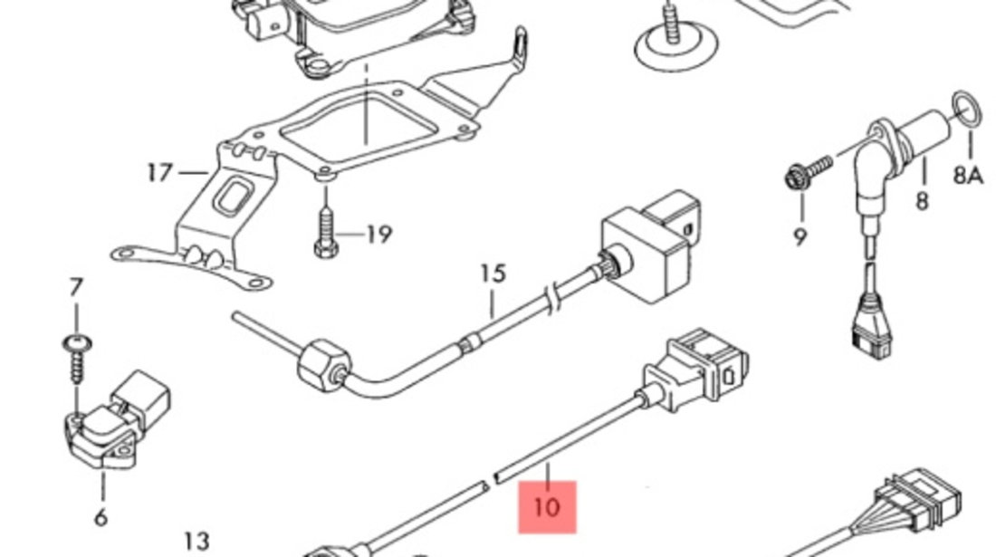 Senzor impuls motor Volkswagen Polo 9n 2002 2003 1.2 12v AWY VOLKSWAGEN POLO (9N_) [ 2001 - 2012 ] OEM 06A905377D