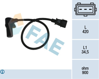Senzor impulsuri, arbore cotit (79073 FAE) FIAT,LANCIA,TATA