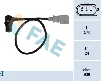 Senzor impulsuri, arbore cotit AUDI A3 (8L1) (1996 - 2003) FAE 79056 piesa NOUA