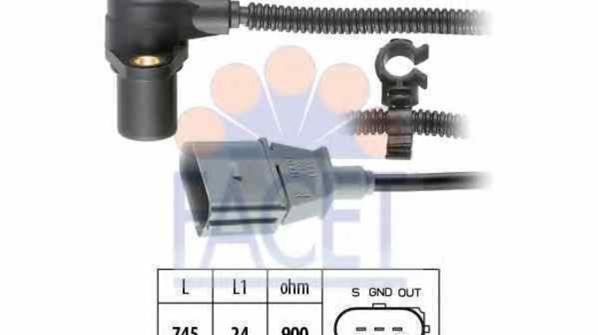 Senzor impulsuri arbore cotit AUDI A4 Cabriolet 8H7 B6 8HE B7 FACET 9.0267