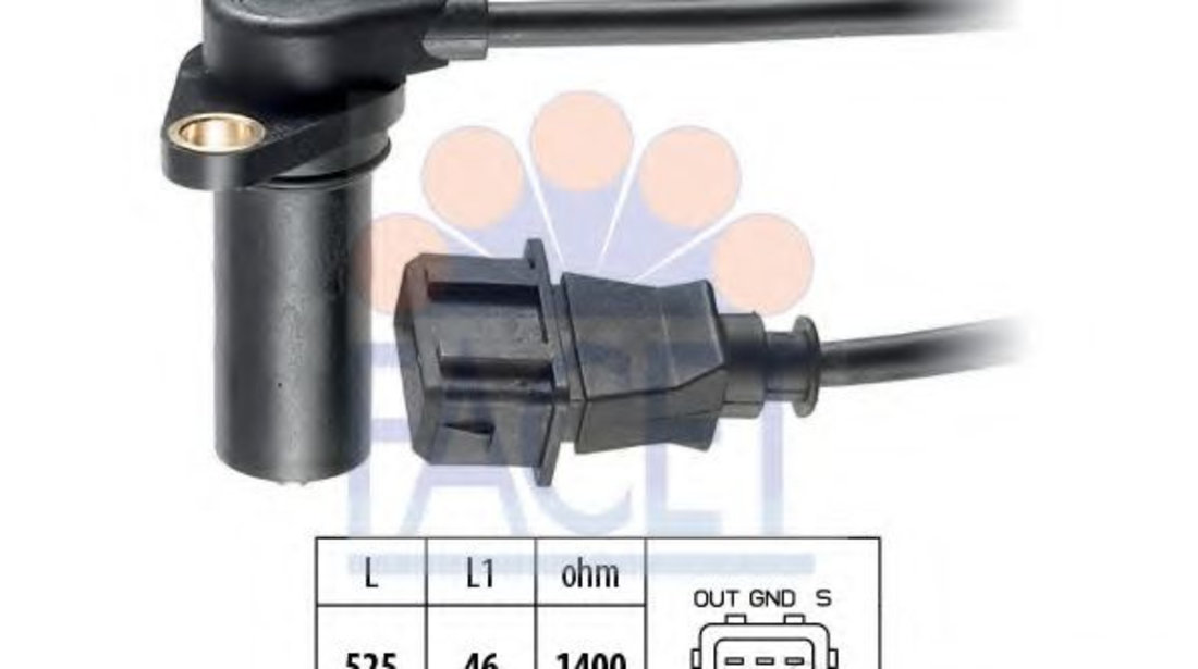 Senzor impulsuri, arbore cotit AUDI A6 (4A, C4) (1994 - 1997) FACET 9.0068 piesa NOUA