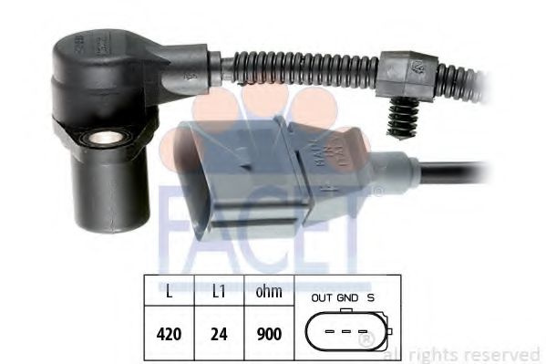 Senzor impulsuri, arbore cotit AUDI Q7 (4L) (2006 - 2015) FACET 9.0320 piesa NOUA