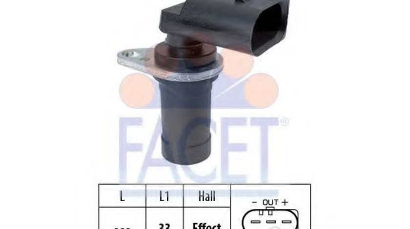 Senzor impulsuri, arbore cotit BMW Seria 3 Compact (E36) (1994 - 2000) FACET 9.0472 piesa NOUA