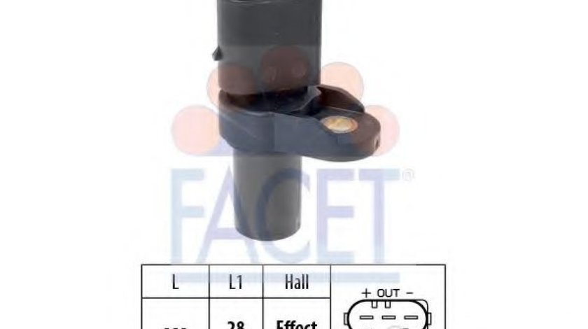 Senzor impulsuri, arbore cotit BMW Seria 7 (E65, E66, E67) (2001 - 2009) FACET 9.0473 piesa NOUA