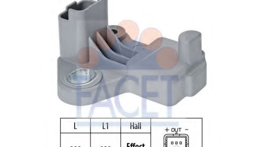 Senzor impulsuri, arbore cotit CITROEN C2 (JM) (2003 - 2016) FACET 9.0602 piesa NOUA