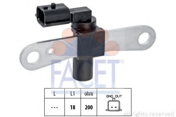 Senzor impulsuri, arbore cotit DACIA DOKKER Express (2012 - 2016) FACET 9.0659 piesa NOUA