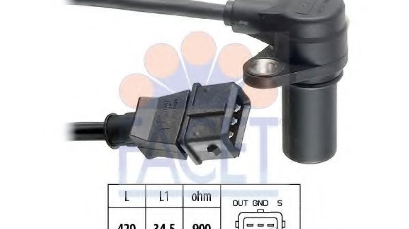 Senzor impulsuri, arbore cotit FIAT BRAVA (182) (1995 - 2003) FACET 9.0173 piesa NOUA