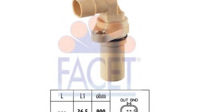 Senzor impulsuri, arbore cotit FIAT GRANDE PUNTO (199) (2005 - 2016) FACET 9.0379 piesa NOUA