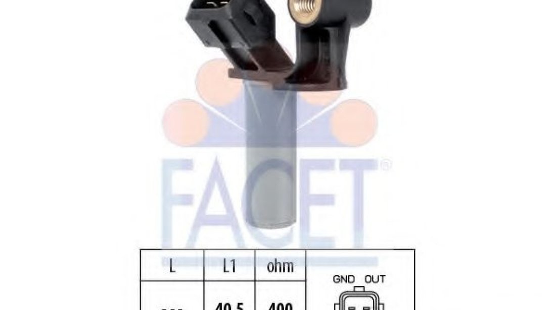 Senzor impulsuri, arbore cotit FORD MONDEO III (B5Y) (2000 - 2007) FACET 9.0307 piesa NOUA