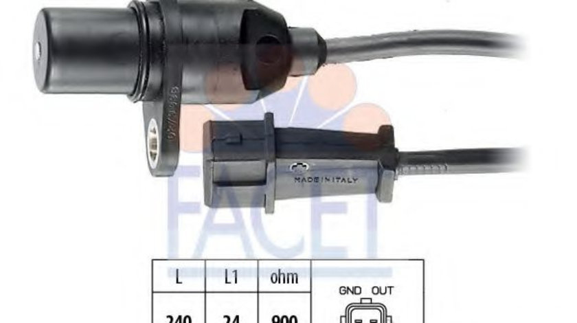 Senzor impulsuri, arbore cotit KIA CERATO (LD) (2004 - 2016) FACET 9.0279 piesa NOUA