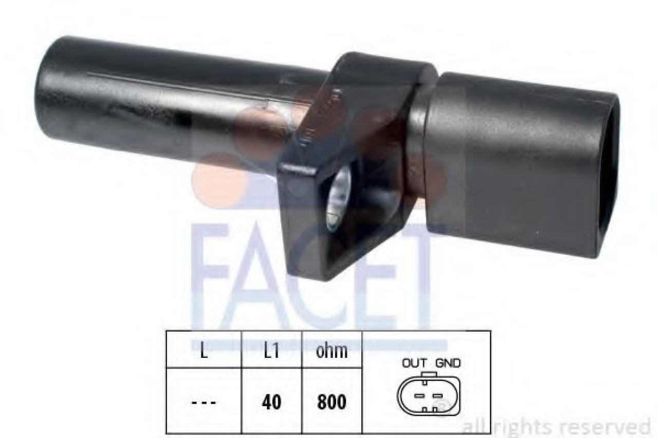 Senzor impulsuri, arbore cotit MERCEDES V-CLASS (638/2) (1996 - 2003) FACET 9.0578 piesa NOUA