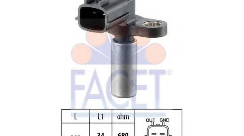 Senzor impulsuri, arbore cotit NISSAN ALMERA II (N16) (2000 - 2016) FACET 9.0276 piesa NOUA