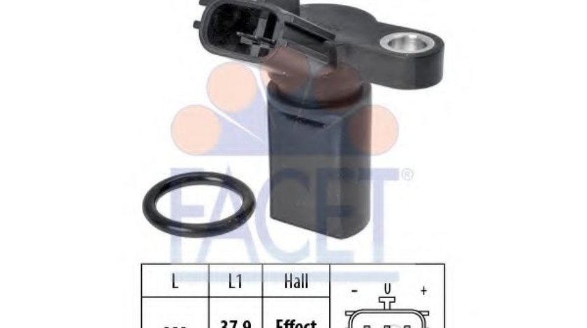 Senzor impulsuri, arbore cotit NISSAN ALMERA TINO (V10) (1998 - 2006) FACET 9.0453 piesa NOUA