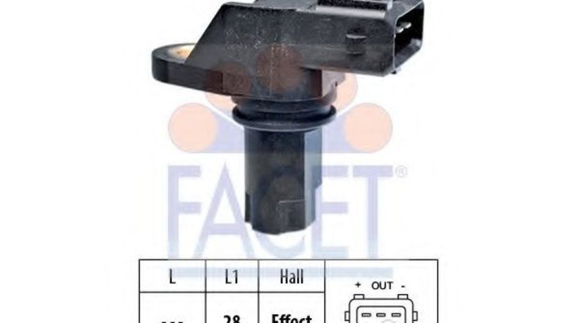 Senzor impulsuri, arbore cotit NISSAN INTERSTAR platou / sasiu (2003 - 2016) FACET 9.0349 piesa NOUA