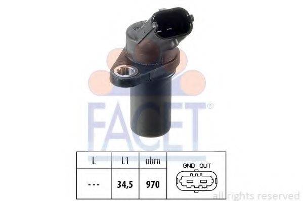 Senzor impulsuri, arbore cotit OPEL ASTRA H (L48) (2004 - 2016) FACET 9.0235 piesa NOUA