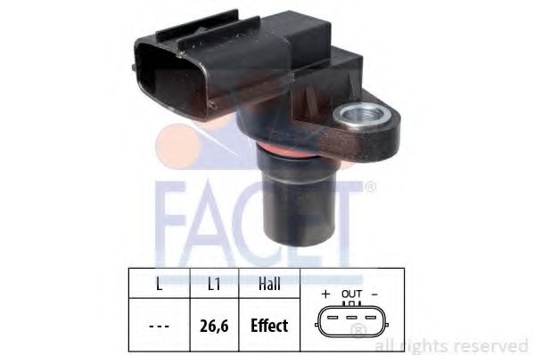 Senzor impulsuri, arbore cotit OPEL COMBO Combi (2001 - 2016) FACET 9.0337 piesa NOUA