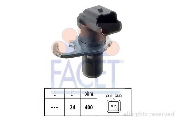Senzor impulsuri, arbore cotit PEUGEOT 307 CC (3B) (2003 - 2016) FACET 9.0260 piesa NOUA