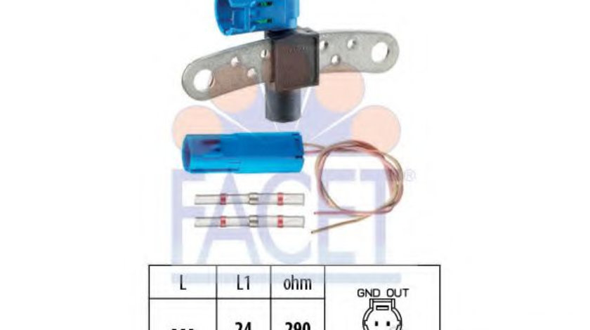 Senzor impulsuri, arbore cotit RENAULT MEGANE I Scenic (JA0/1) (1996 - 2001) FACET 9.0540K piesa NOUA