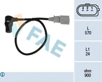 Senzor impulsuri, arbore cotit SEAT ALHAMBRA (7V8, 7V9) (1996 - 2010) FAE 79056 piesa NOUA
