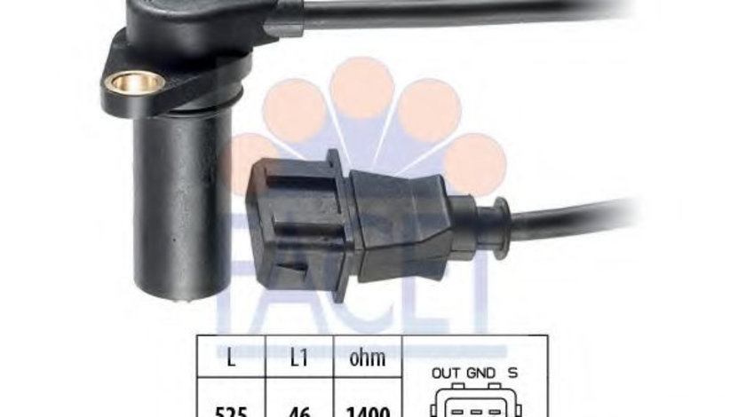 Senzor impulsuri, arbore cotit SEAT ALHAMBRA (7V8, 7V9) (1996 - 2010) FACET 9.0068 piesa NOUA