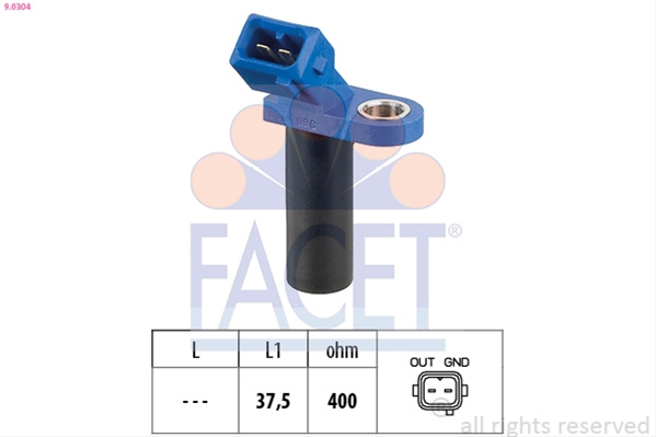 Senzor Impulsuri, Arbore Cotit; Senzor Impulsuri,volanta Facet Ford 9.0304