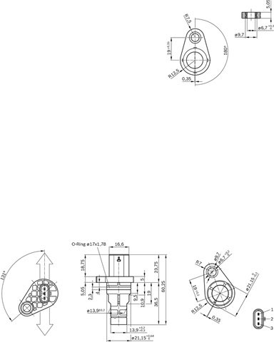 Senzor Impulsuri, Arbore Cotit; Senzor Turatie,management Motor Bosch Chevrolet 0 281 006 101
