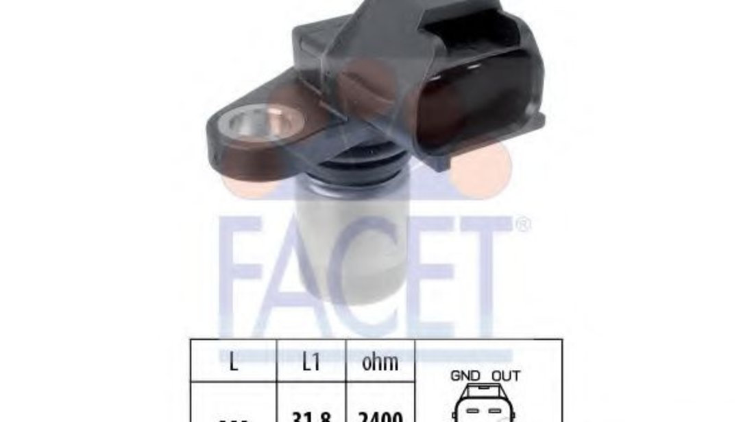 Senzor impulsuri, arbore cotit TOYOTA LAND CRUISER (LJ12, KZJ12, TRJ12, KDJ12, GRJ12) (2002 - 2009) FACET 9.0509 piesa NOUA