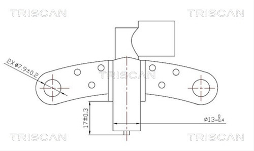 Senzor Impulsuri, Arbore Cotit Triscan Renault 8855 25102