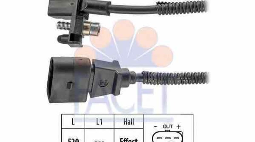 Senzor impulsuri arbore cotit VW GOLF IV 1J1 FACET 9.0443