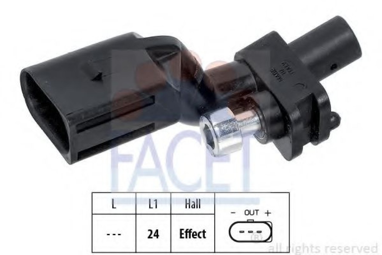 Senzor impulsuri, arbore cotit VW GOLF V Variant (1K5) (2007 - 2009) FACET 9.0552 piesa NOUA
