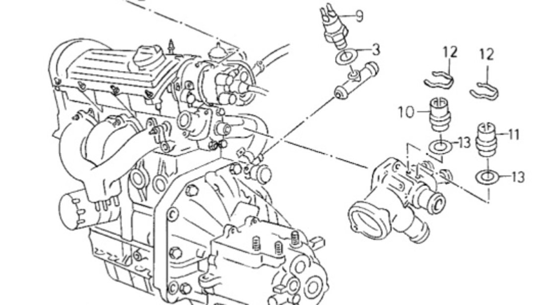 Senzor marsarier Volkswagen Golf 4 hatchback 1.6 SR OEM 020945415A