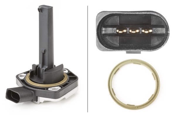 Senzor,nivel ulei motor (6PR008079081 HELLA) AUDI,PORSCHE,SEAT,SKODA,VW