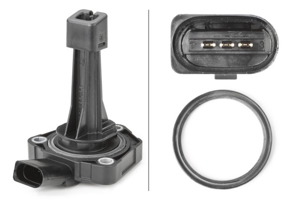 Senzor,nivel ulei motor (6PR009629011 HELLA) AUDI,SEAT,SKODA,VW