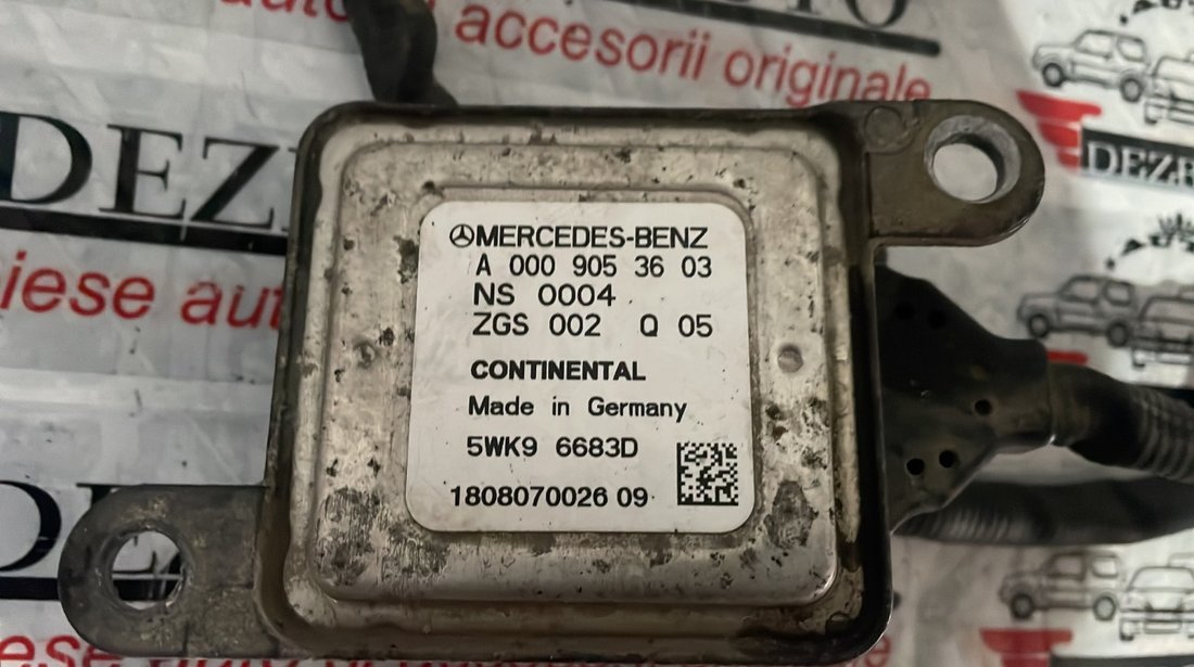 Senzor NOx Mercedes Benz Clasa C Sedan (W205) 2.1 CDI/BlueTEC 204 cai cod: A0009053603 - ZGS002Q05