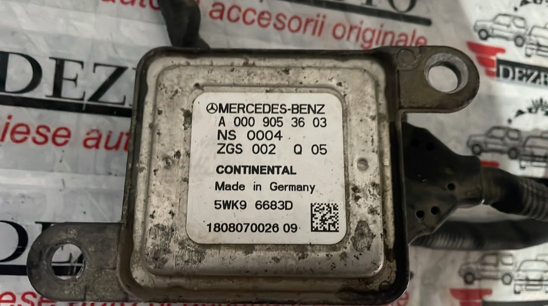 Senzor NOx Mercedes Benz Clasa ML (W164) 3.0 CDI 4-matic 190 cai cod: A0009053603 - ZGS002Q05