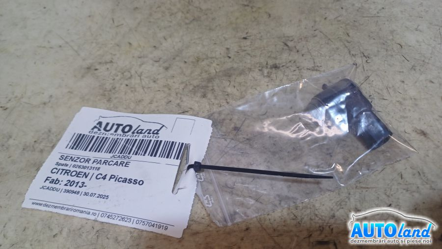 Senzor Parcare 0263013118 Spate Citroen C4 Picasso 2013