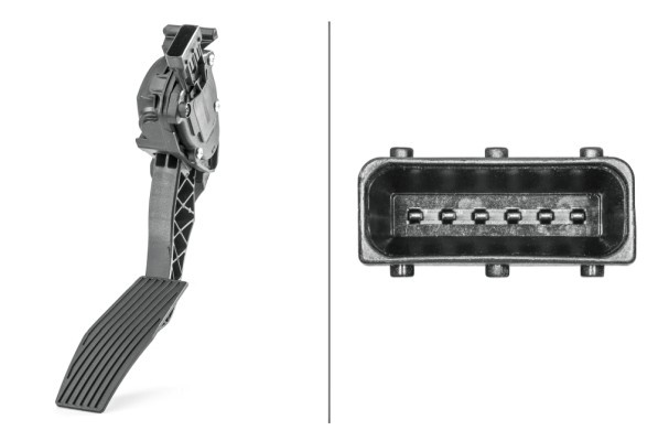 Senzor, pedala acceleratie (6PV009765741 HELLA) CHEVROLET,OPEL,VAUXHALL